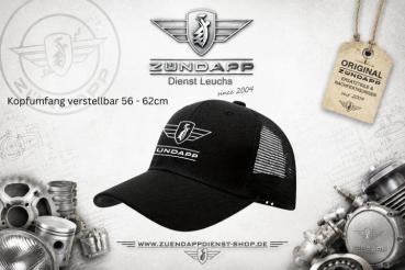 ZÜNDAPP Trucker Cap – Schwarz Sportlich, klassisch & mit dem ikonischen Zündapp Emblem